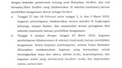 Simak Isi Surat Edaran Bersama Tiga Menteri Soal Pembelajaran Anak Sekolah di Bulan Ramadan