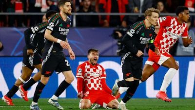 Taklukkan Girona 2-1, Arsenal Pastikan Tempat di 16 Besar Liga Champions