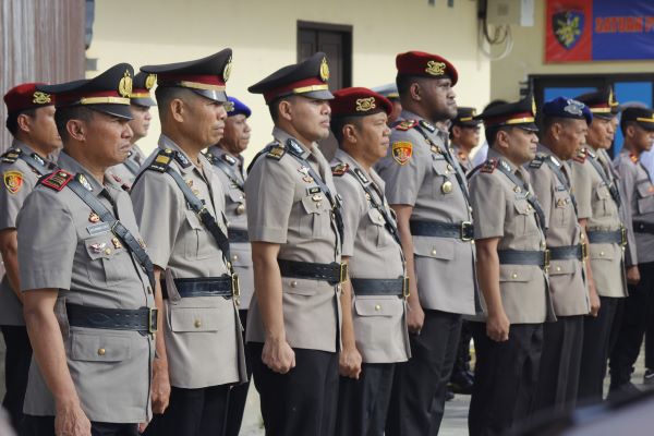 Polres Majene Gelar Sertijab, Sejumlah Pejabat Utama Alami Pergeseran Jabatan