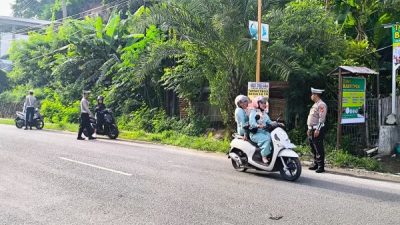 Satlantas Polres Majene Gelar Operasi Lalu Lintas, Sasar Pelanggaran Kasat Mata