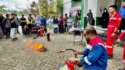 Peringati Bulan K3 Nasional, Pertamina Sulawesi Gelar Sosialisasi Penggunaan APAR