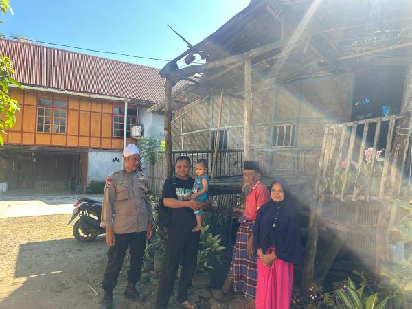 Kisah Haru Kakek Mannu Berjuang Menafkahi Anak, Kapolres Jeneponto Berikan Bantuan