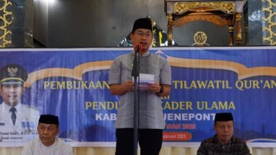 Program Tilawatil Qur'an dan Pendidikan Kader Ulama 2025 Resmi Dimulai di Jeneponto