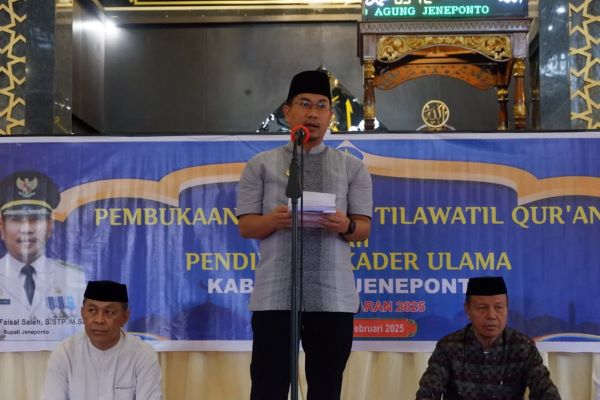 Program Tilawatil Qur'an dan Pendidikan Kader Ulama 2025 Resmi Dimulai di Jeneponto