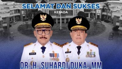 Gubernur dan Wakil Gubernur Sulbar Resmi Dilantik, Suhardi Duka: Ini Amanah Besar