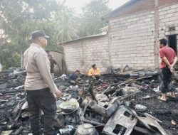 Kebakaran Hanguskan Satu Rumah Warga di Jeneponto, Kerugian Ditaksir Ratusan Juta Rupiah