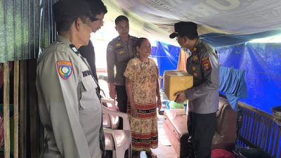 Hidup Sebatang Kara di Rumah Kumuh, Kapolres Jeneponto Janji Bantu!