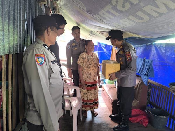 Hidup Sebatang Kara di Rumah Kumuh, Kapolres Jeneponto Janji Bantu!