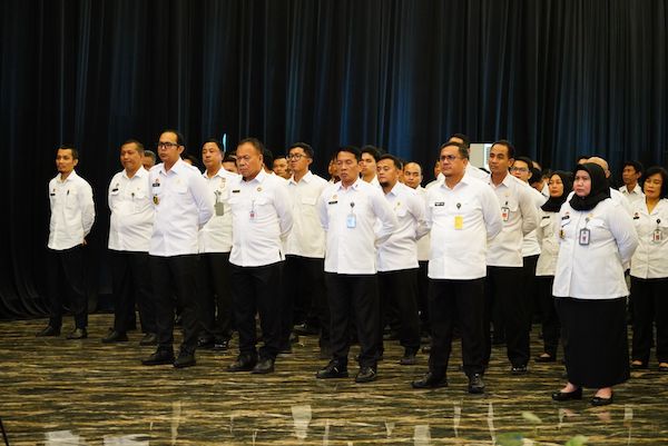 Kanwil Kemenkumham Sulsel Ikut Apel Pagi, Ini Pesan Wamenkum!