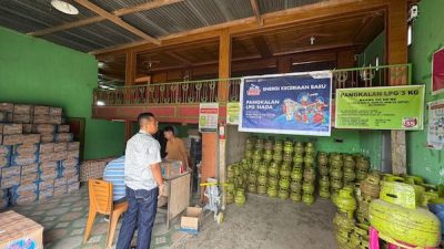 Cegah Kelangkaan Gas Elpiji, Polres Jeneponto Lakukan Sidak di Sejumlah Agen