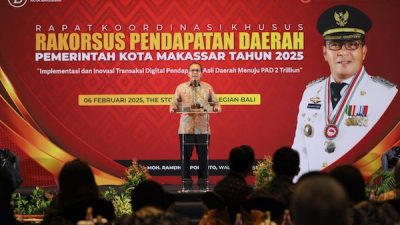 Danny Pomanto Titipkan Target Rp2 Triliun untuk Pemerintahan Baru