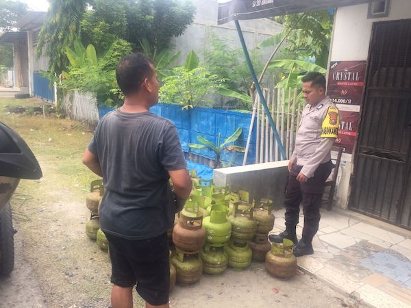 Cegah Kelangkaan, Polisi Pantau Stok dan Harga Elpiji di Majene