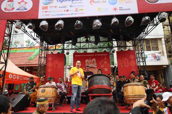Danny Pomanto Rayakan Cap Go Meh Terakhir Sebagai Wali Kota Makassar