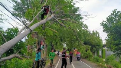 Cegah Risiko Bencana, Polres Jeneponto Sigap Amankan Wilayah Rawan