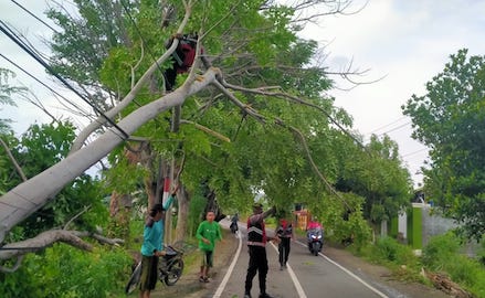 Cegah Risiko Bencana, Polres Jeneponto Sigap Amankan Wilayah Rawan