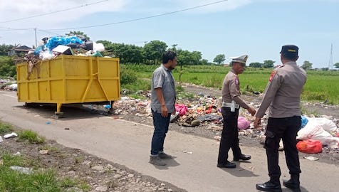 Pasca Kontainer Sampah Memakan Korban, Polisi Lakukan Penertiban