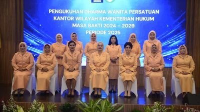 Ketua DWP Kanwil Kemenkum Sulsel Resmi Dilantik, Fokus Pemberdayaan Perempuan