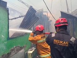 38 Rumah Asrama Tentara di Makassar Terbakar