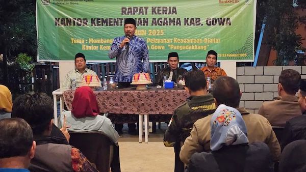 Buka Raker di Malino, Kakanwil Minta ASN Dukung Aksi Perubahan Progresif Kemenag Gowa