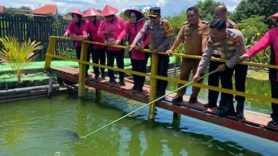 Tingkatkan Ketahanan Pangan, Polres Jeneponto Launching Program Penguatan Pekarangan