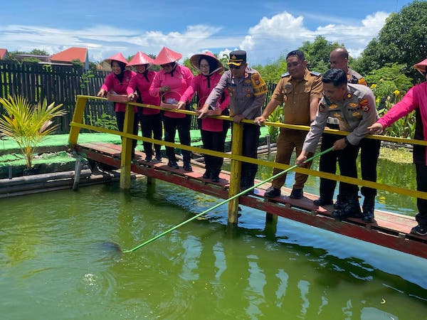 Tingkatkan Ketahanan Pangan, Polres Jeneponto Launching Program Penguatan Pekarangan