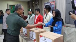 Mahasiswa Unifa Ikut Baksos Polri Presisi Sambut Ramadhan