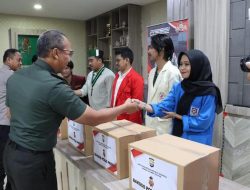 Mahasiswa Unifa Ikut Baksos Polri Presisi Sambut Ramadhan
