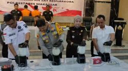 Polrestabes Makassar Musnahkan 1,4 Kg Sabu Senilai Rp2 Miliar