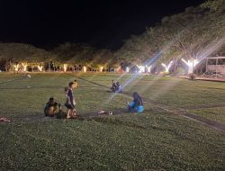 Uji Nurdin Mulai Kepemimpinan dengan Terangi Kembali Pantai Seruni