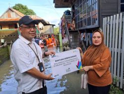 PLN IP UBP Tello Salurkan Bantuan untuk Korban Banjir di Makassar