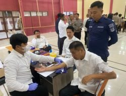 Deteksi Gangguan Kesehatan Sejak Dini, Ratusan Personel Polres Majene Jalani Rikkes