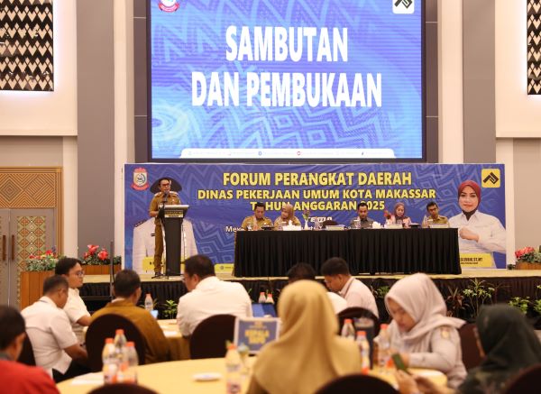 Fokus Atasi Banjir dan Kemacetan, Pemkot Makassar Gelar Forum PU