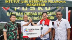 Pertamina Salurkan Bantuan bagi Korban Kebakaran Asrama Kesdam Hasanuddin