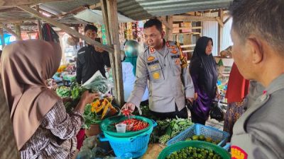 Kapolres Jeneponto Sidak Pasar, Pastikan Stok dan Harga Sembako Aman