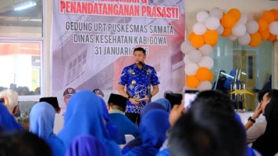 Peningkatan Layanan Kesehatan, 3 Puskesmas di Kabupaten Gowa Selesai Dibangun