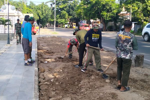 Sambut Ramadhan, Kodim 1425 Jeneponto Gelar Karya Bakti di Masjid