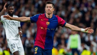 Lewandowski Kokoh di Puncak Top Skor LaLiga dengan 20 Gol