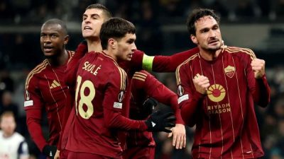 Roma Tahan Imbang Porto 1-1 di Leg Pertama Playoff Liga Europa