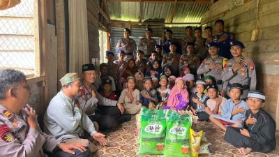 Berbagi Berkah Ramadan, Polairud Polda Sulbar Santuni Santri dan Anak Panti