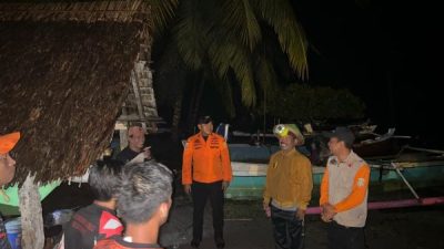 Pemancing Terseret Arus di Pantai Lumu, Basarnas Terjun Lakukan Pencarian