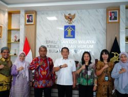 Kanwil Kemenkum Sulsel dan Kemenham Sulsel Bahas Optimalisasi Aset Negara