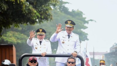 Ribuan Warga Bantaeng Sambut Kedatangan Bupati Uji Nurdin