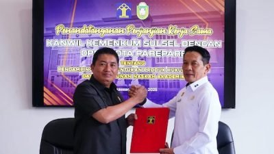 Kanwil Kemenkum Sulsel-DPRD Parepare Jalin Kerja Sama Pendampingan Hukum