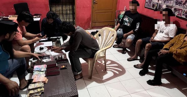 Polresta Mamuju Gerebek Judi Kartu Joker, 3 Orang Diamankan