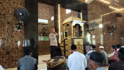 Cegah Aksi Kriminalitas, Polres Jeneponto Tingkatkan Pengamanan Shalat Tarawih