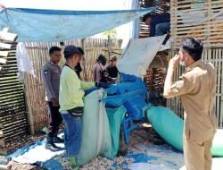 Dukung Swasembada Pangan Nasional, Polsek Binamu Jeneponto Tinjau Penggilingan Jagung Kuning
