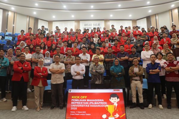 Unhas Gelar Kick Off Pemilihan Mahasiswa Berprestasi 2025 Tingkat Universitas