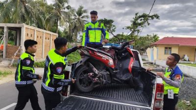 Polres Majene Tindak Tegas Balapan Liar dan Knalpot Brong Selama Ramadhan