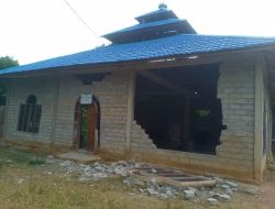Gempa 5,2 M Guncang Luwu Timur, Masjid di Wasuponda Rusak Parah