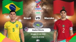 Susunan Pemain Brasil vs Maroko di Piala Dunia, Neymar Absen